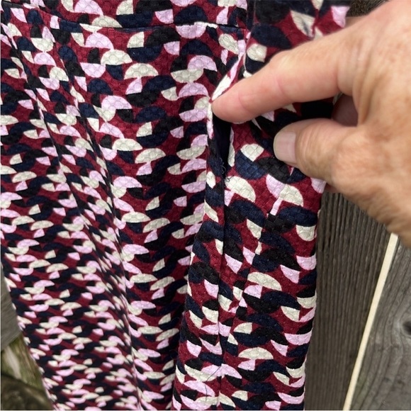 EUC J. Crew Portfolio Dress Geometric Print Women’s Size 0 - Picture 10 of 11